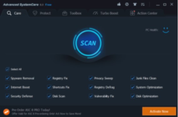 advanced systemcare 10 serial key 2019