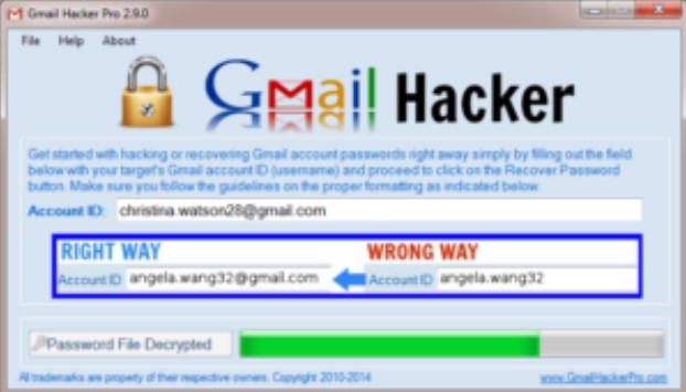 Gmail Hacker Gmail password Hack Tool